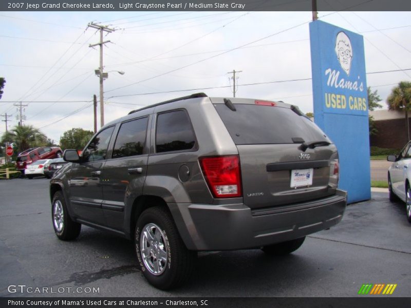 Light Graystone Pearl / Medium Slate Gray 2007 Jeep Grand Cherokee Laredo
