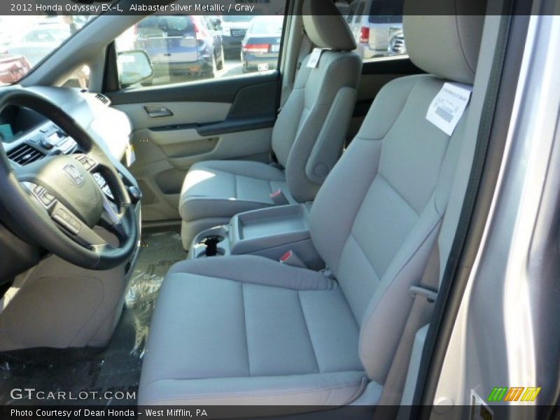 Alabaster Silver Metallic / Gray 2012 Honda Odyssey EX-L