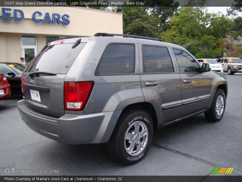 Light Graystone Pearl / Medium Slate Gray 2007 Jeep Grand Cherokee Laredo