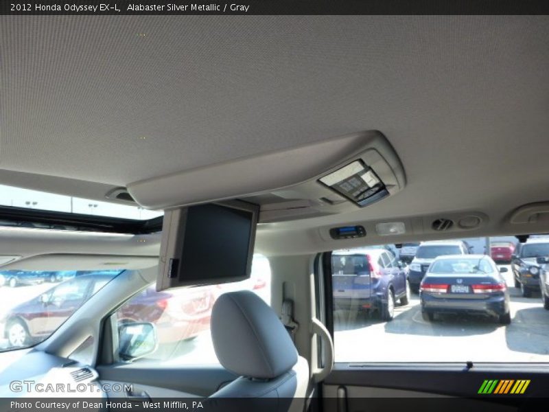 Alabaster Silver Metallic / Gray 2012 Honda Odyssey EX-L