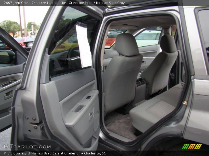 Light Graystone Pearl / Medium Slate Gray 2007 Jeep Grand Cherokee Laredo