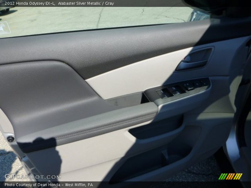 Alabaster Silver Metallic / Gray 2012 Honda Odyssey EX-L