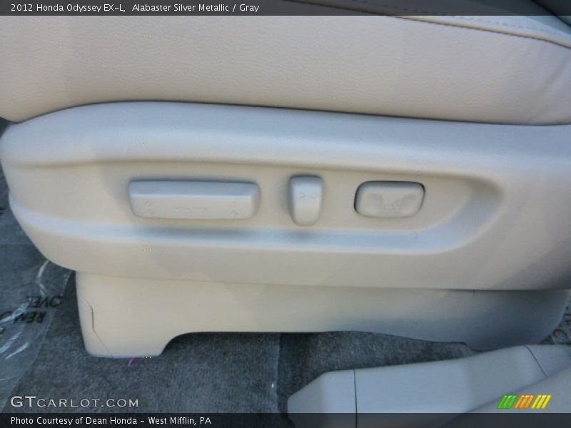 Alabaster Silver Metallic / Gray 2012 Honda Odyssey EX-L