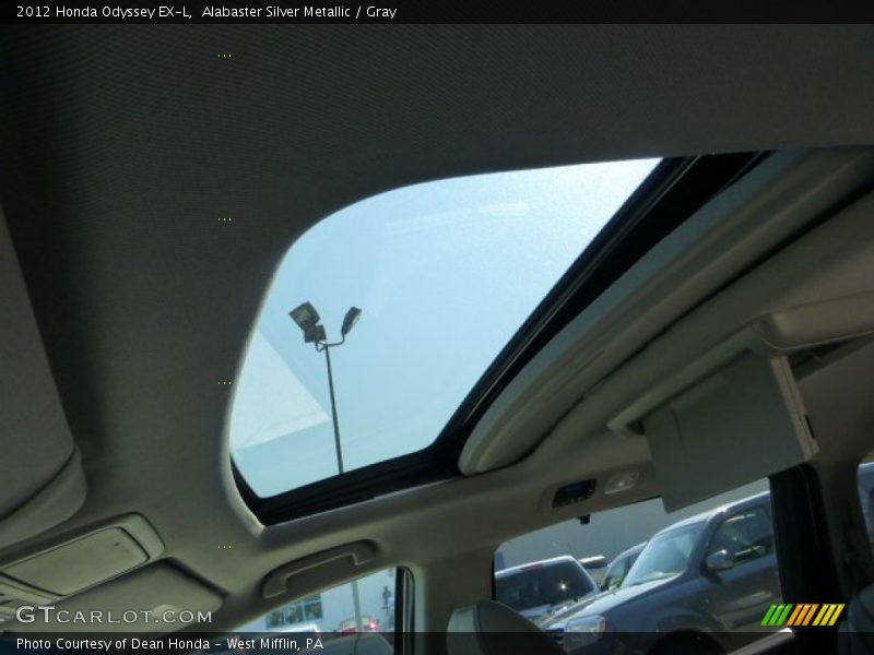Alabaster Silver Metallic / Gray 2012 Honda Odyssey EX-L