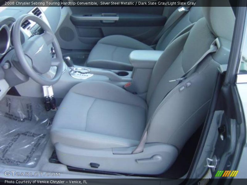 Silver Steel Metallic / Dark Slate Gray/Light Slate Gray 2008 Chrysler Sebring Touring Hardtop Convertible