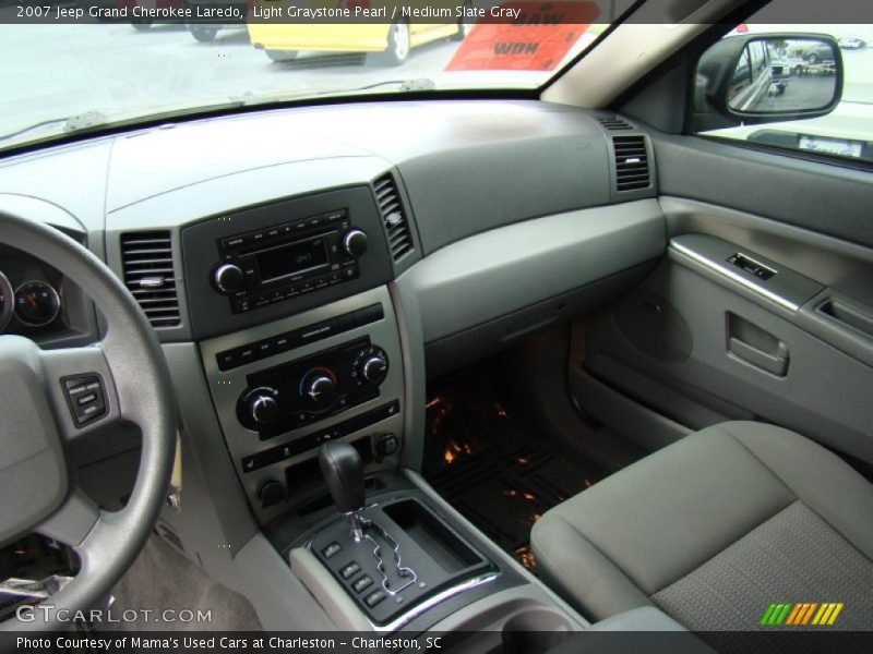 Light Graystone Pearl / Medium Slate Gray 2007 Jeep Grand Cherokee Laredo