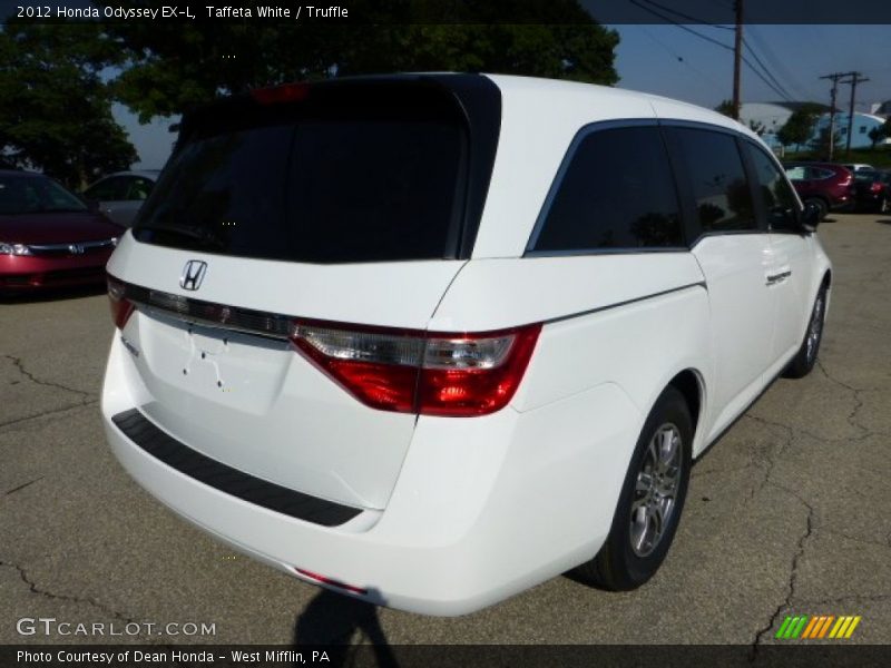 Taffeta White / Truffle 2012 Honda Odyssey EX-L