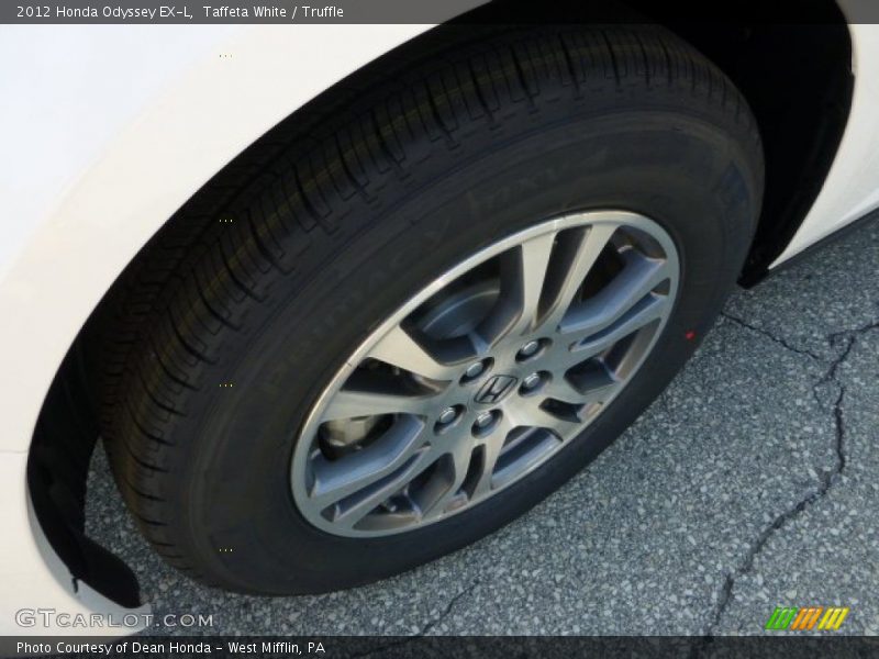 Taffeta White / Truffle 2012 Honda Odyssey EX-L
