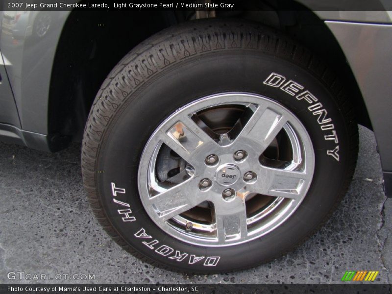 Light Graystone Pearl / Medium Slate Gray 2007 Jeep Grand Cherokee Laredo