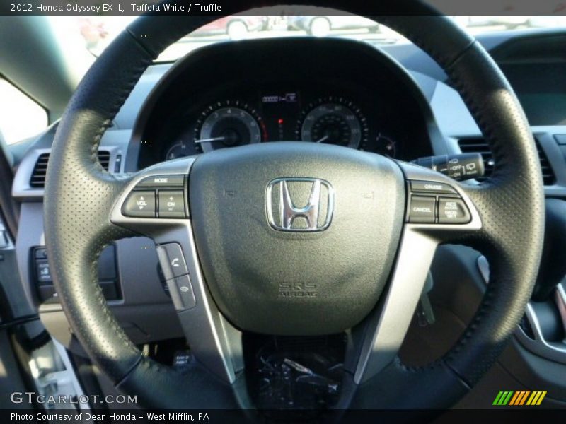 Taffeta White / Truffle 2012 Honda Odyssey EX-L