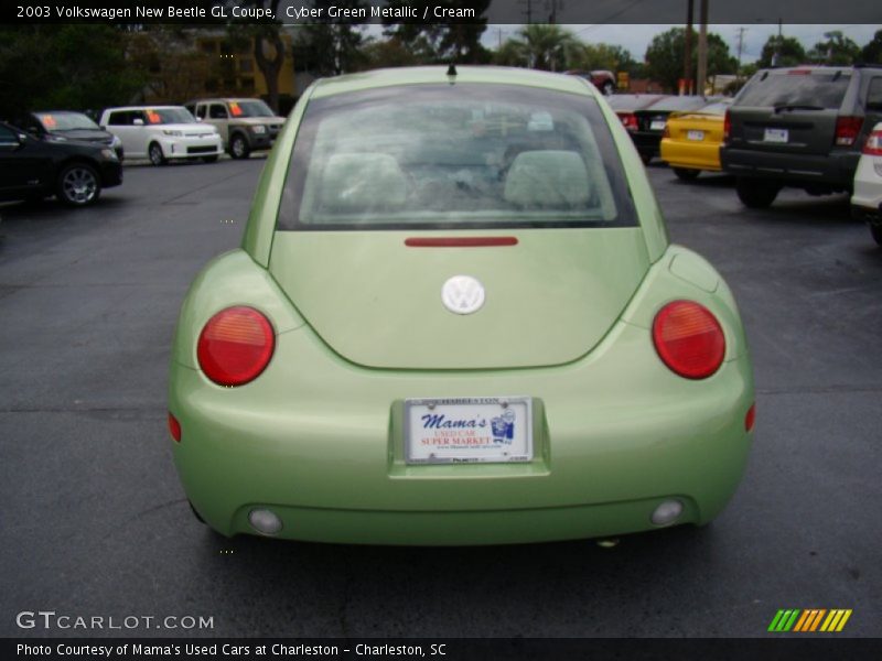 Cyber Green Metallic / Cream 2003 Volkswagen New Beetle GL Coupe