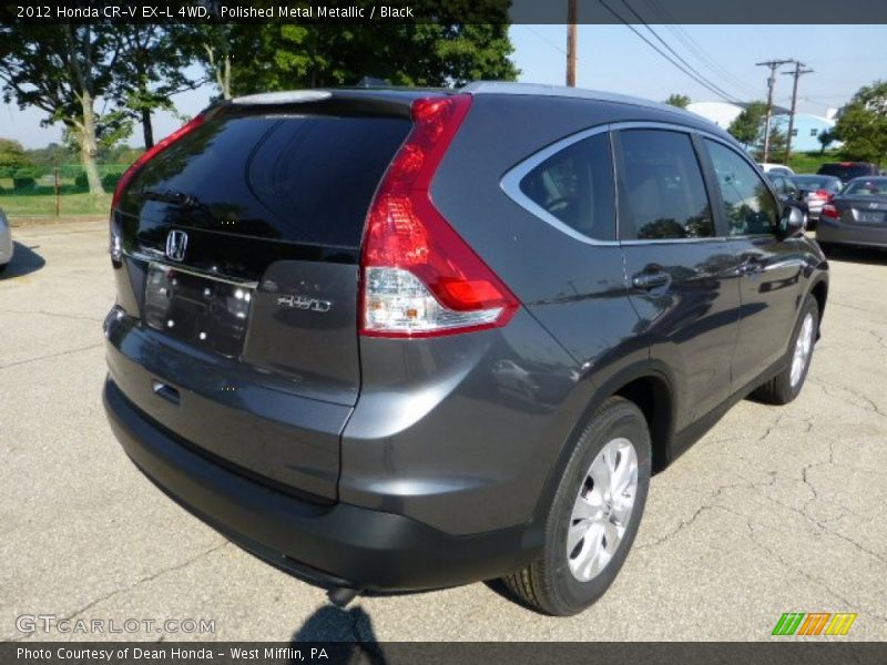 Polished Metal Metallic / Black 2012 Honda CR-V EX-L 4WD