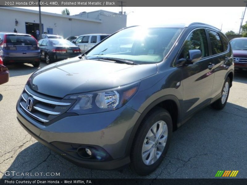 Polished Metal Metallic / Black 2012 Honda CR-V EX-L 4WD