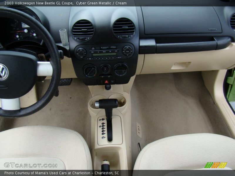 Cyber Green Metallic / Cream 2003 Volkswagen New Beetle GL Coupe
