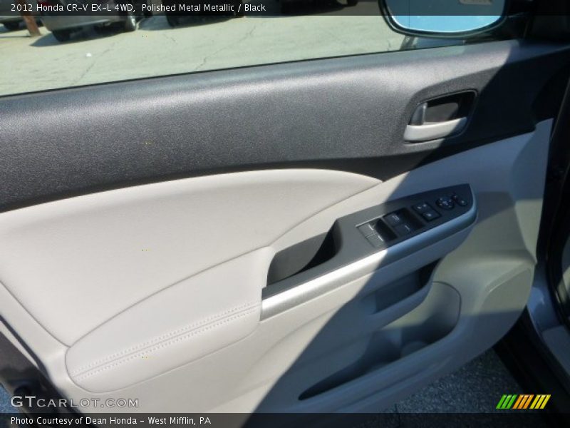Polished Metal Metallic / Black 2012 Honda CR-V EX-L 4WD