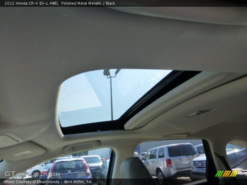 Polished Metal Metallic / Black 2012 Honda CR-V EX-L 4WD