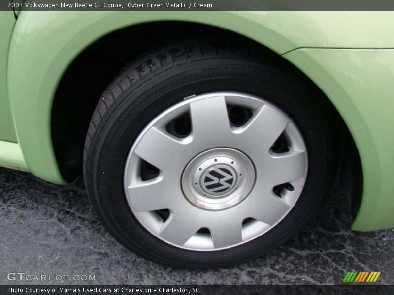 Cyber Green Metallic / Cream 2003 Volkswagen New Beetle GL Coupe