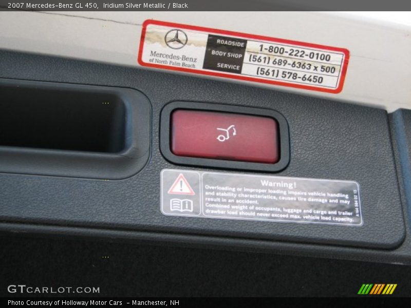 Iridium Silver Metallic / Black 2007 Mercedes-Benz GL 450