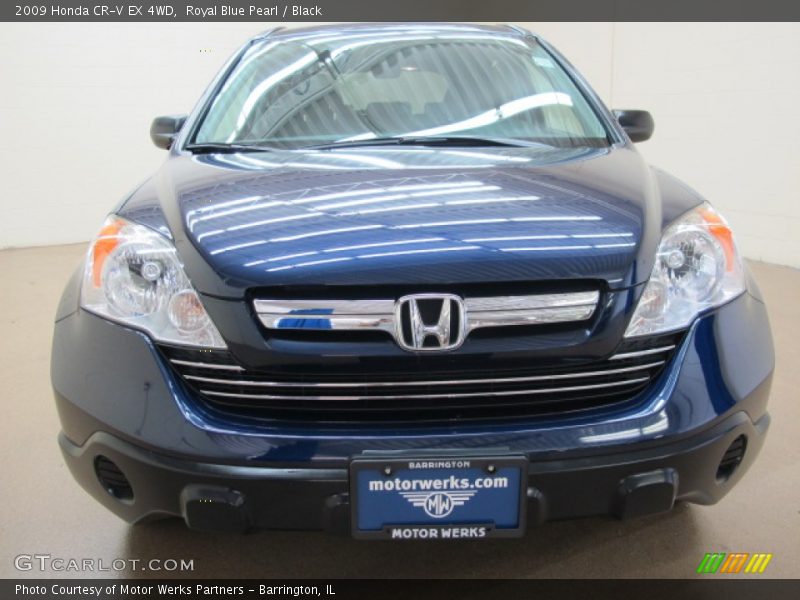 Royal Blue Pearl / Black 2009 Honda CR-V EX 4WD