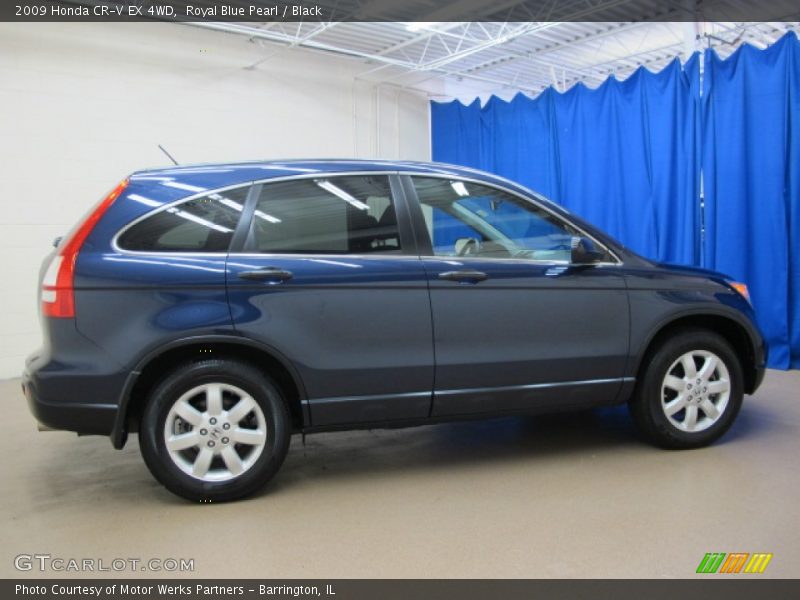 Royal Blue Pearl / Black 2009 Honda CR-V EX 4WD