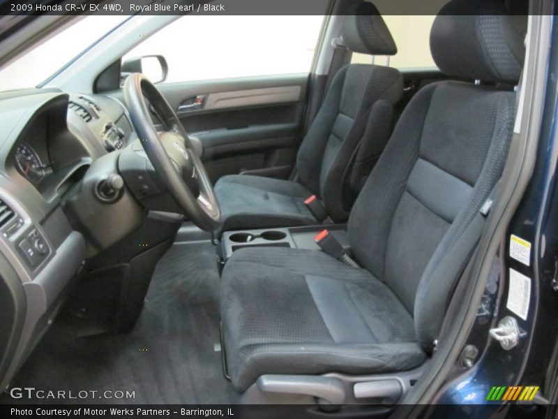 Royal Blue Pearl / Black 2009 Honda CR-V EX 4WD