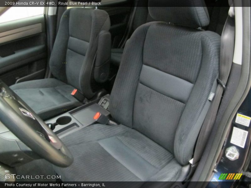Royal Blue Pearl / Black 2009 Honda CR-V EX 4WD