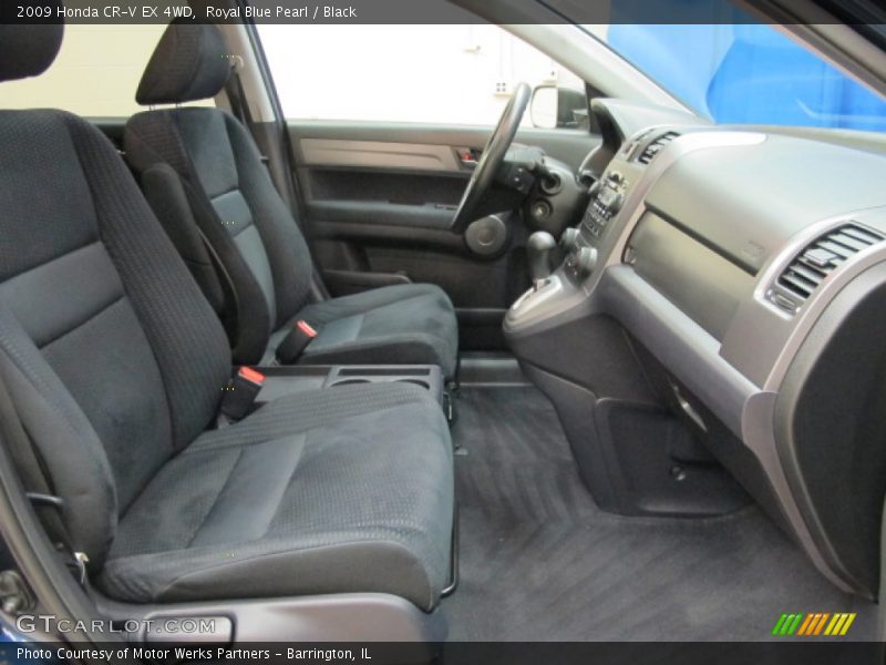 Royal Blue Pearl / Black 2009 Honda CR-V EX 4WD