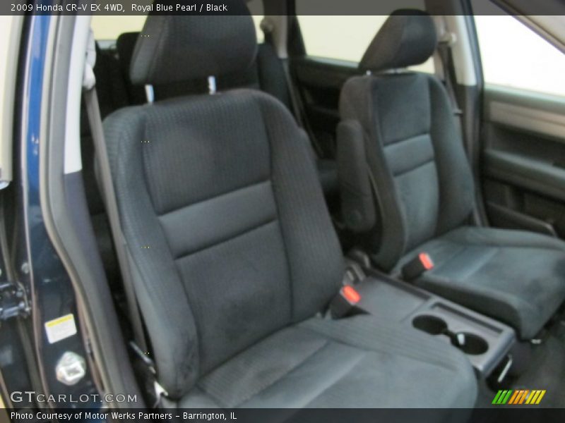 Royal Blue Pearl / Black 2009 Honda CR-V EX 4WD