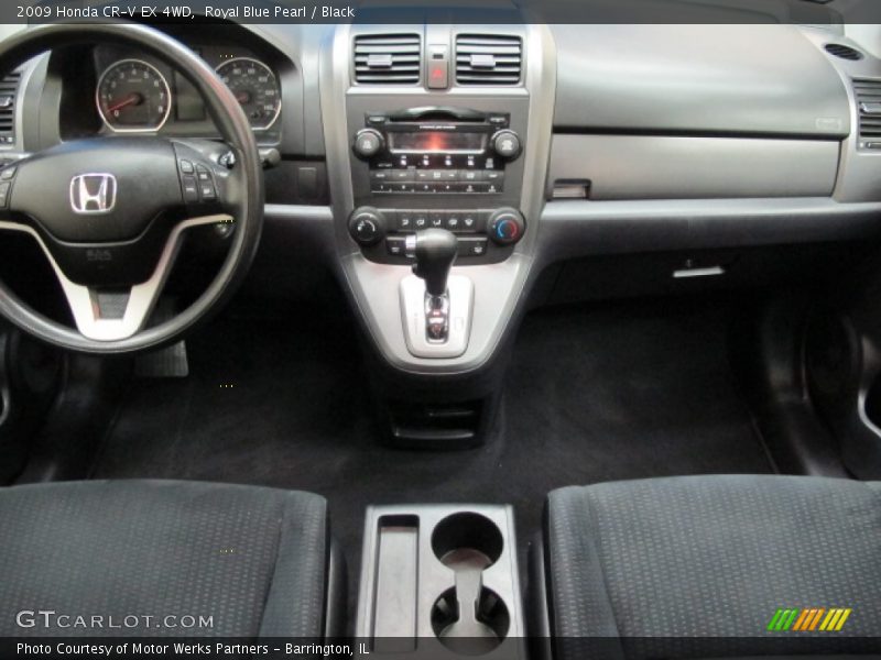 Royal Blue Pearl / Black 2009 Honda CR-V EX 4WD