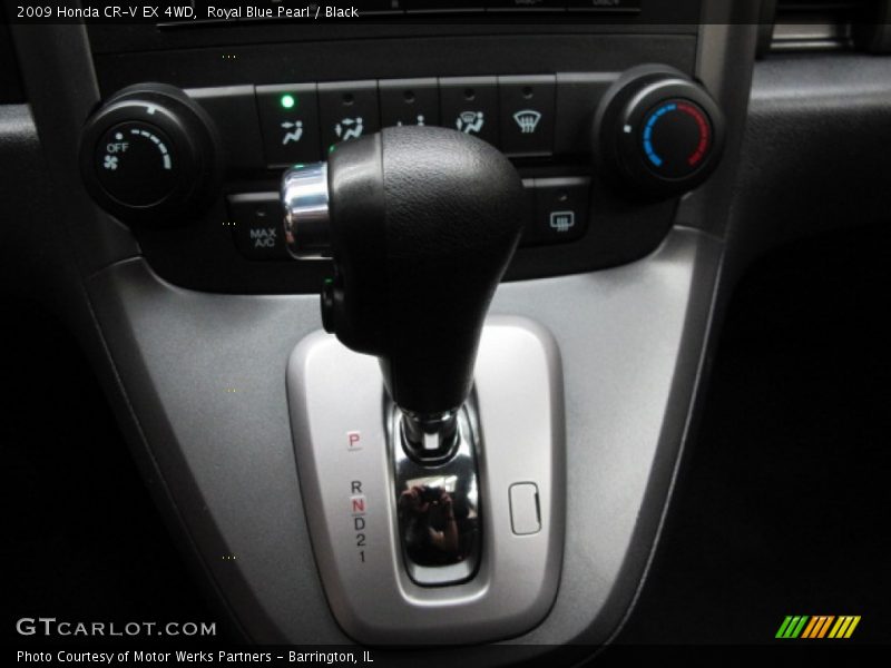 Royal Blue Pearl / Black 2009 Honda CR-V EX 4WD