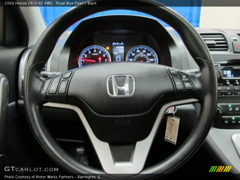 Royal Blue Pearl / Black 2009 Honda CR-V EX 4WD