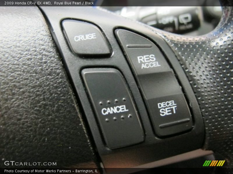 Royal Blue Pearl / Black 2009 Honda CR-V EX 4WD