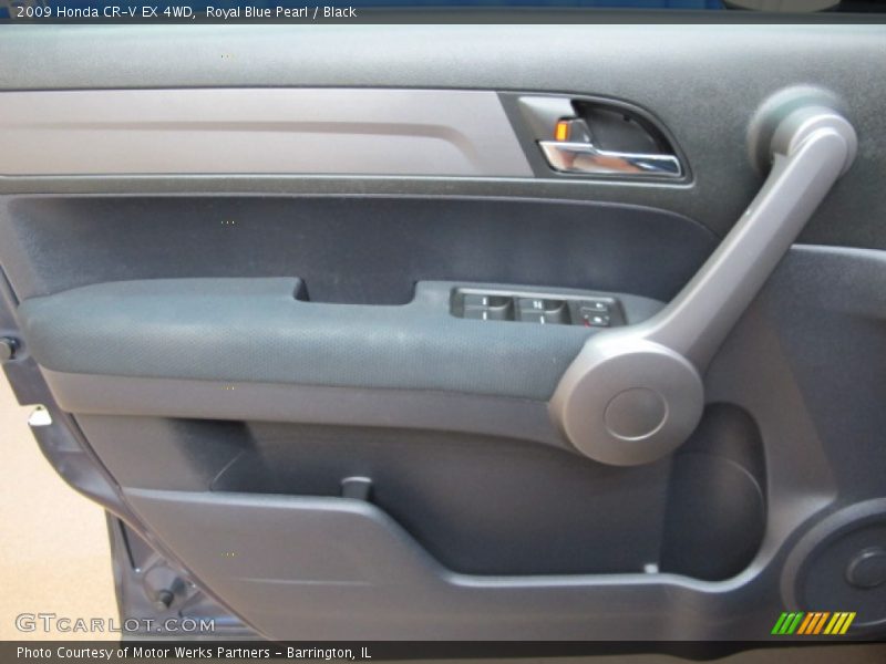 Royal Blue Pearl / Black 2009 Honda CR-V EX 4WD