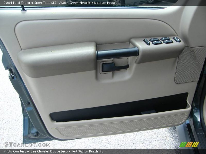 Aspen Green Metallic / Medium Pebble 2004 Ford Explorer Sport Trac XLS