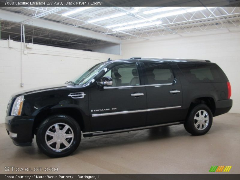 Black Raven / Ebony 2008 Cadillac Escalade ESV AWD