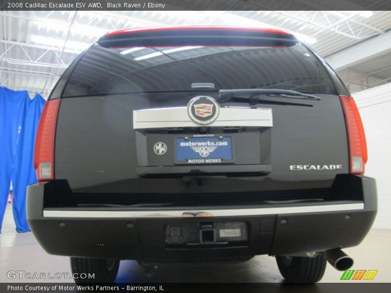 Black Raven / Ebony 2008 Cadillac Escalade ESV AWD
