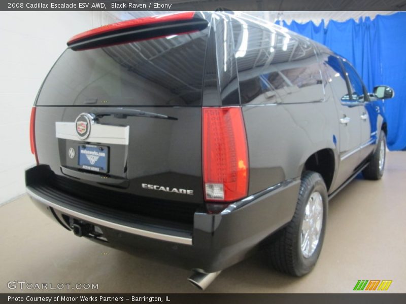Black Raven / Ebony 2008 Cadillac Escalade ESV AWD
