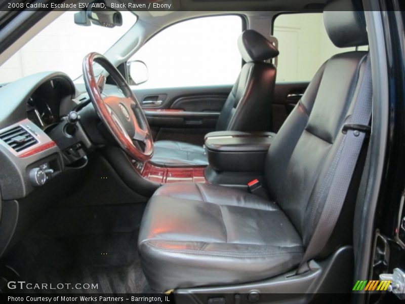 Black Raven / Ebony 2008 Cadillac Escalade ESV AWD
