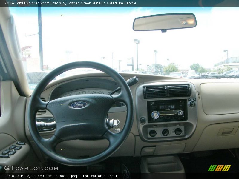 Aspen Green Metallic / Medium Pebble 2004 Ford Explorer Sport Trac XLS