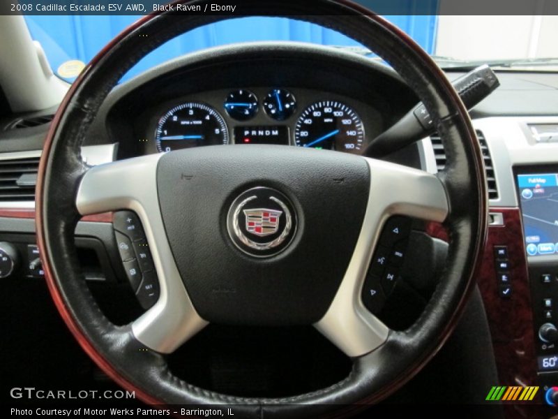 Black Raven / Ebony 2008 Cadillac Escalade ESV AWD