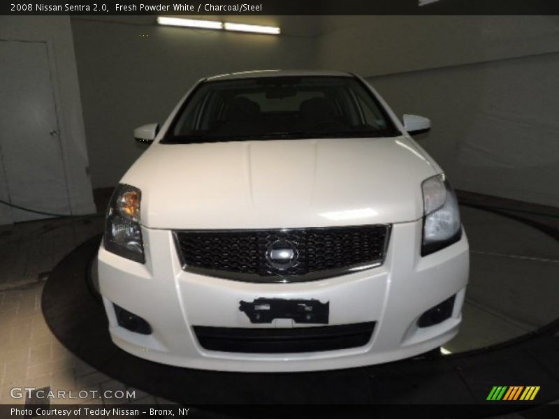Fresh Powder White / Charcoal/Steel 2008 Nissan Sentra 2.0