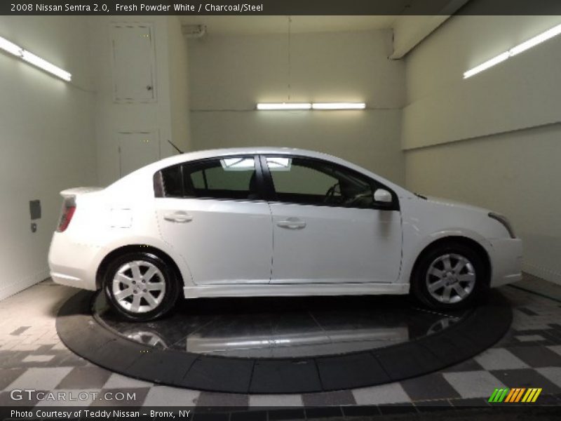 Fresh Powder White / Charcoal/Steel 2008 Nissan Sentra 2.0