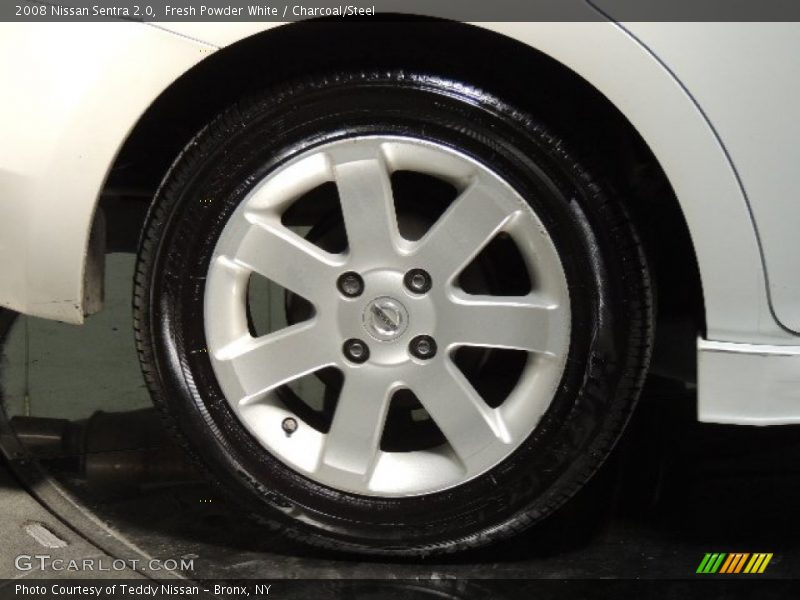 Fresh Powder White / Charcoal/Steel 2008 Nissan Sentra 2.0