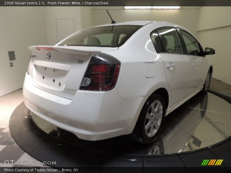 Fresh Powder White / Charcoal/Steel 2008 Nissan Sentra 2.0