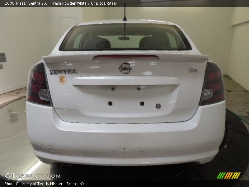Fresh Powder White / Charcoal/Steel 2008 Nissan Sentra 2.0