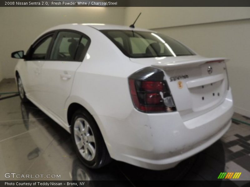 Fresh Powder White / Charcoal/Steel 2008 Nissan Sentra 2.0