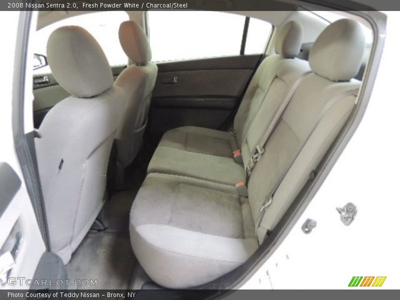 Fresh Powder White / Charcoal/Steel 2008 Nissan Sentra 2.0