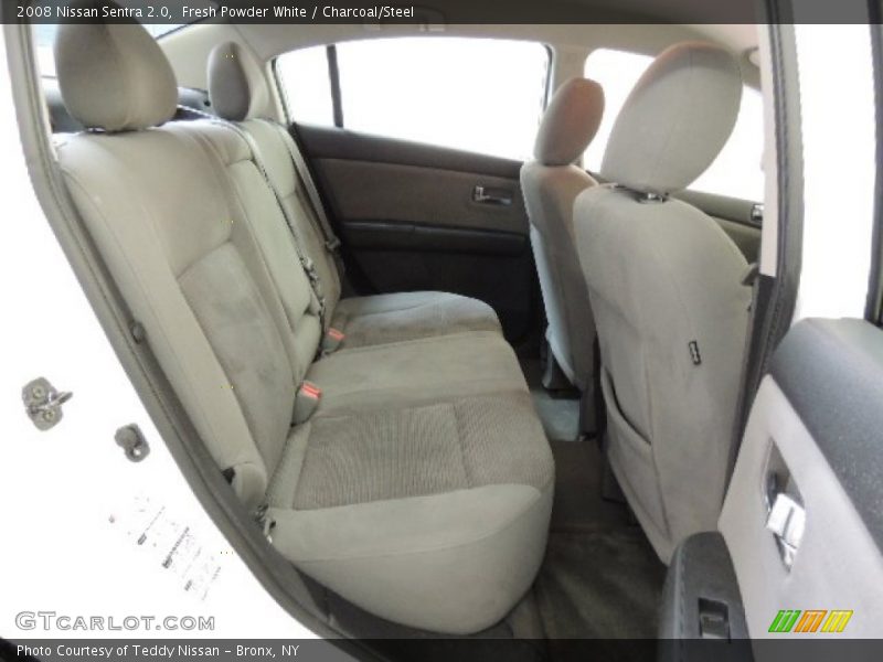 Fresh Powder White / Charcoal/Steel 2008 Nissan Sentra 2.0
