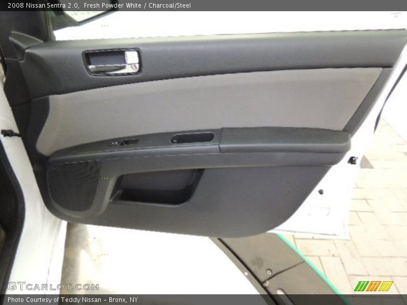 Fresh Powder White / Charcoal/Steel 2008 Nissan Sentra 2.0