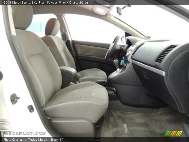 Fresh Powder White / Charcoal/Steel 2008 Nissan Sentra 2.0